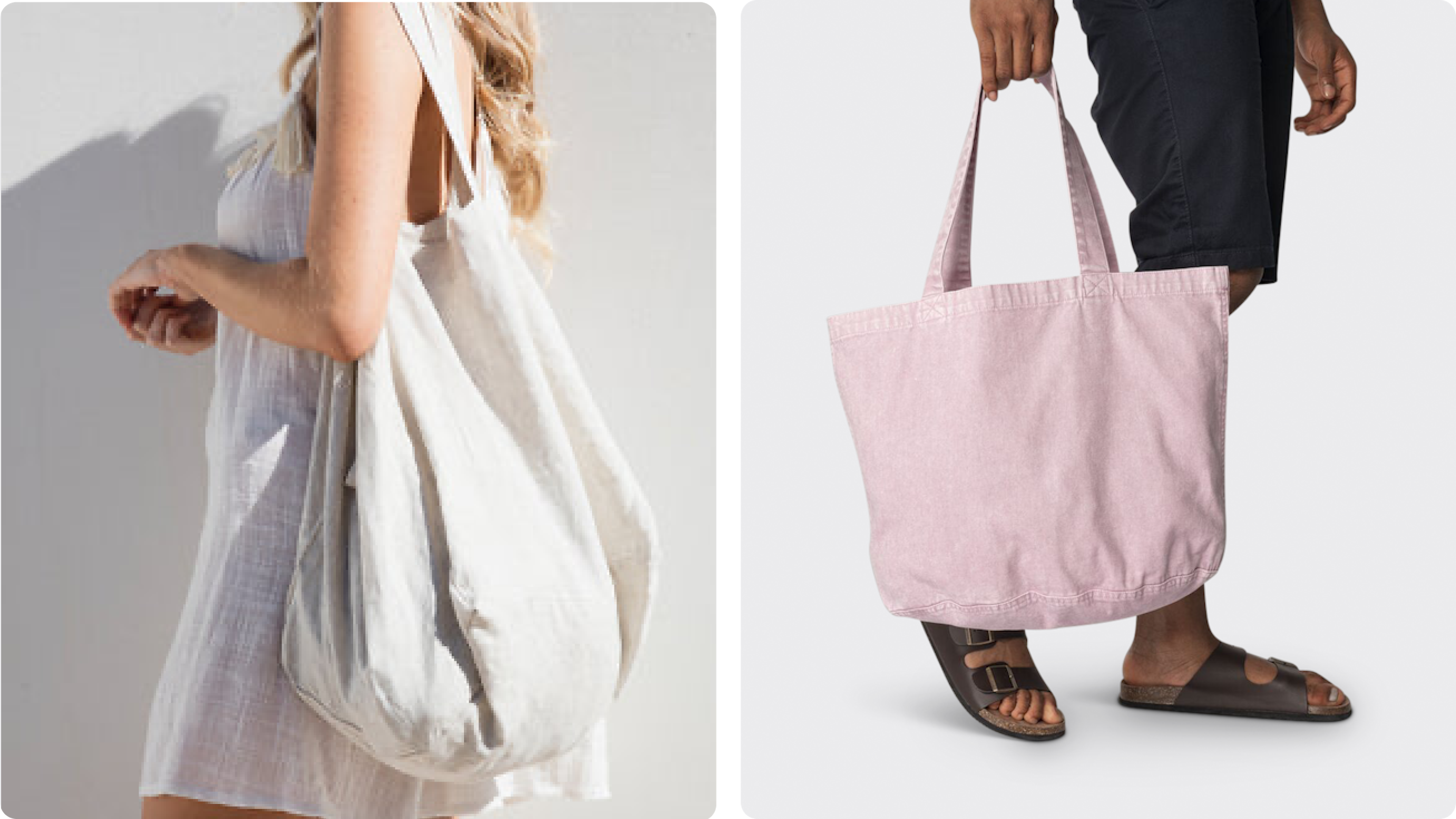 Washed tote bag with soft, premium finish and understated branding for commuting.