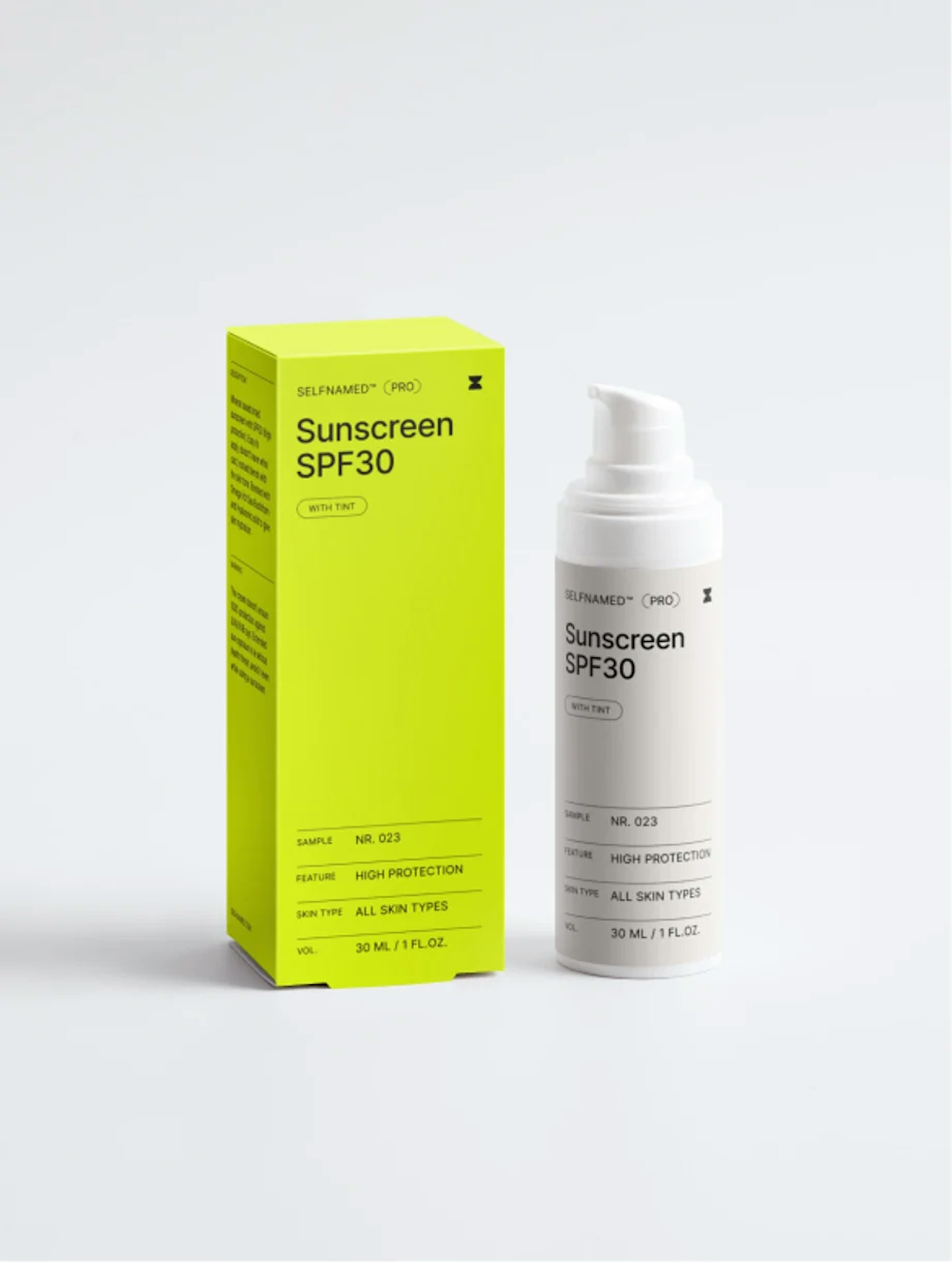 Sunscreen with branded box and tube