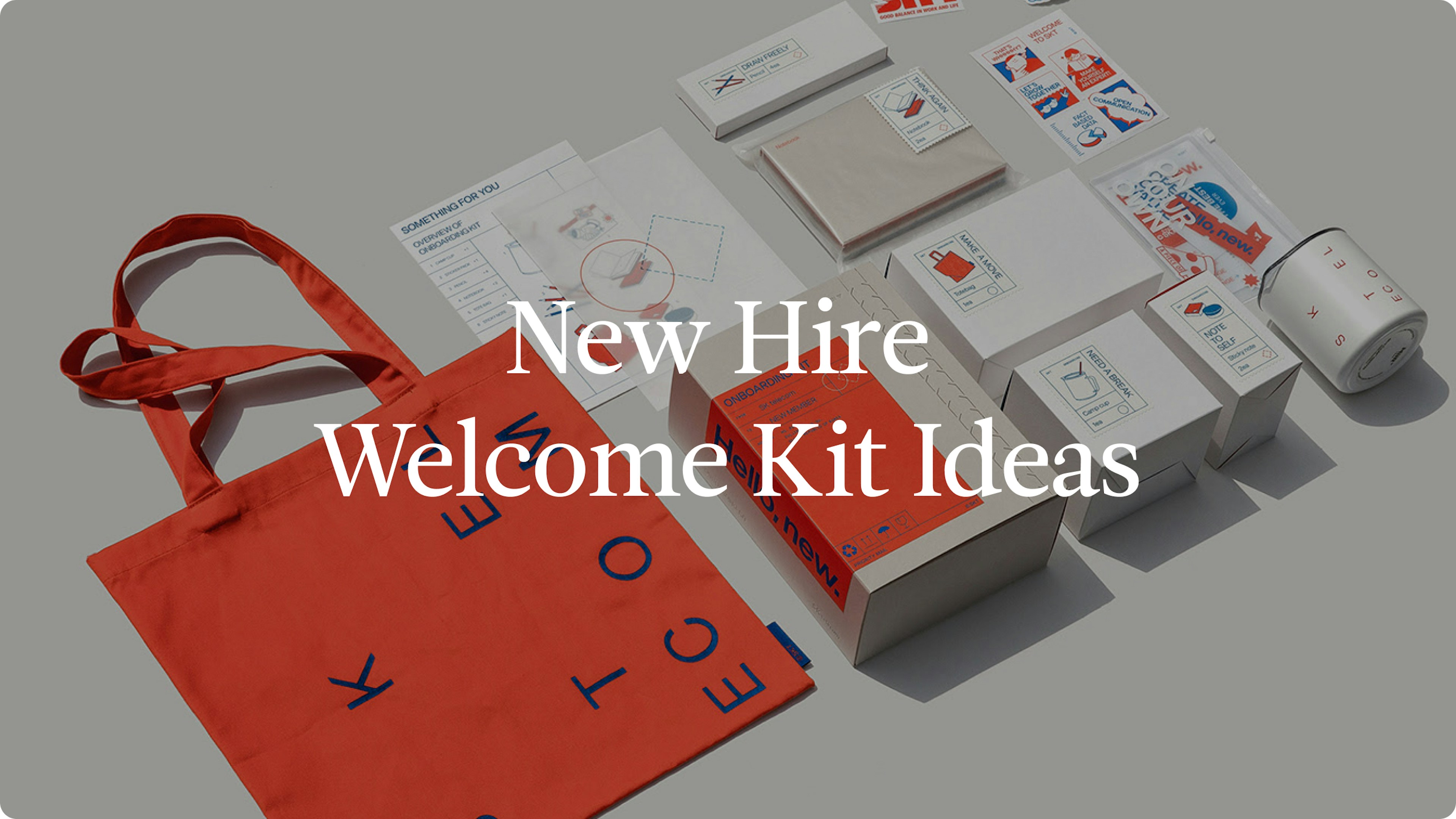 20 New Hire Welcome Kit Ideas