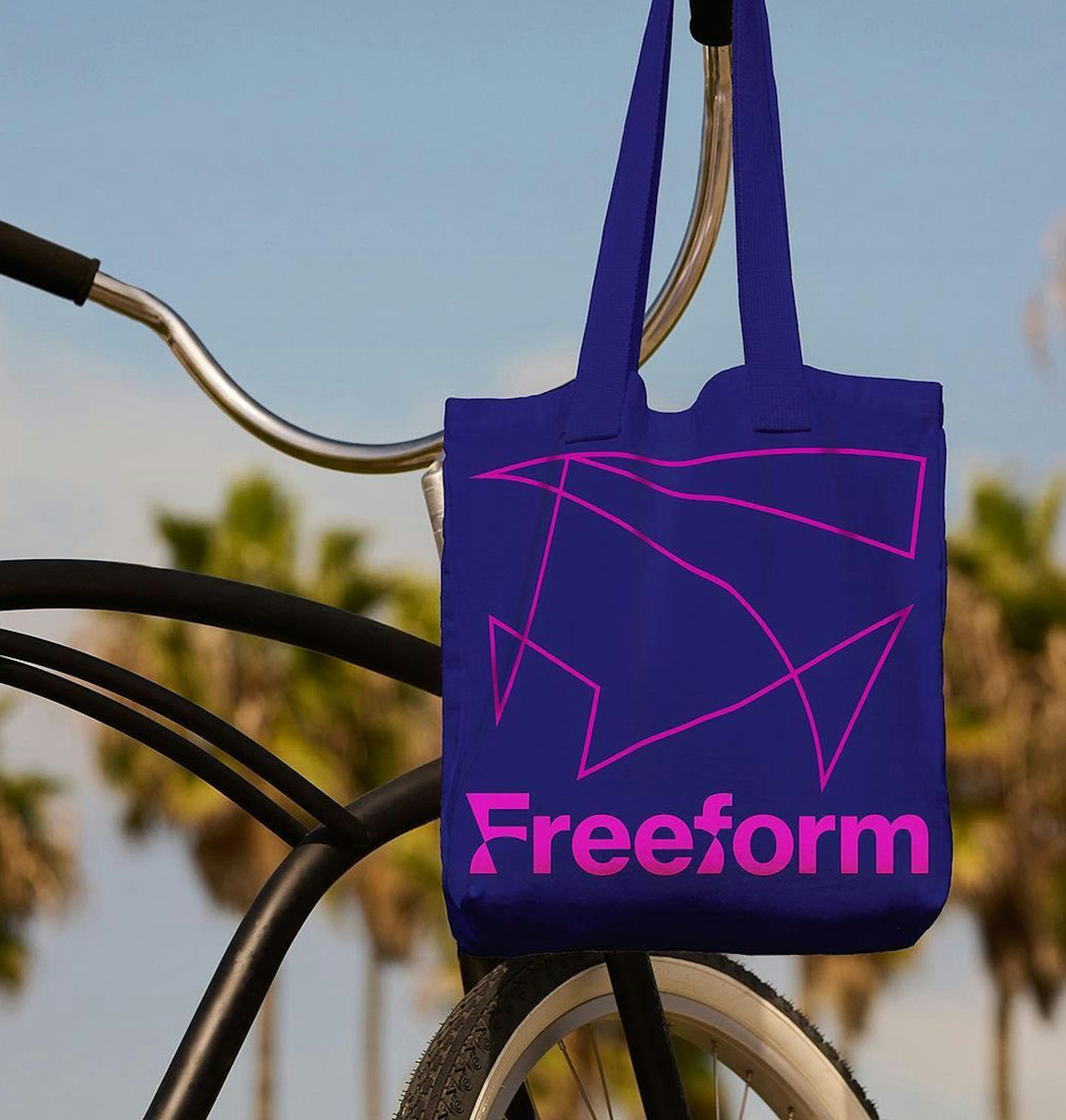 Colorful tote bag from Freeform