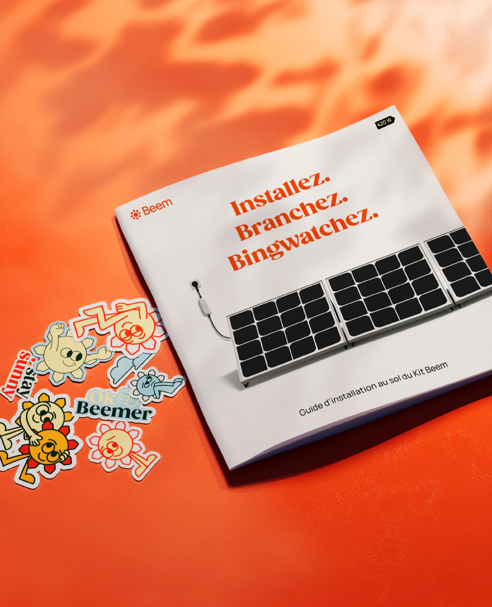 Beem Custom Stickers: Playful Branded Company Merch