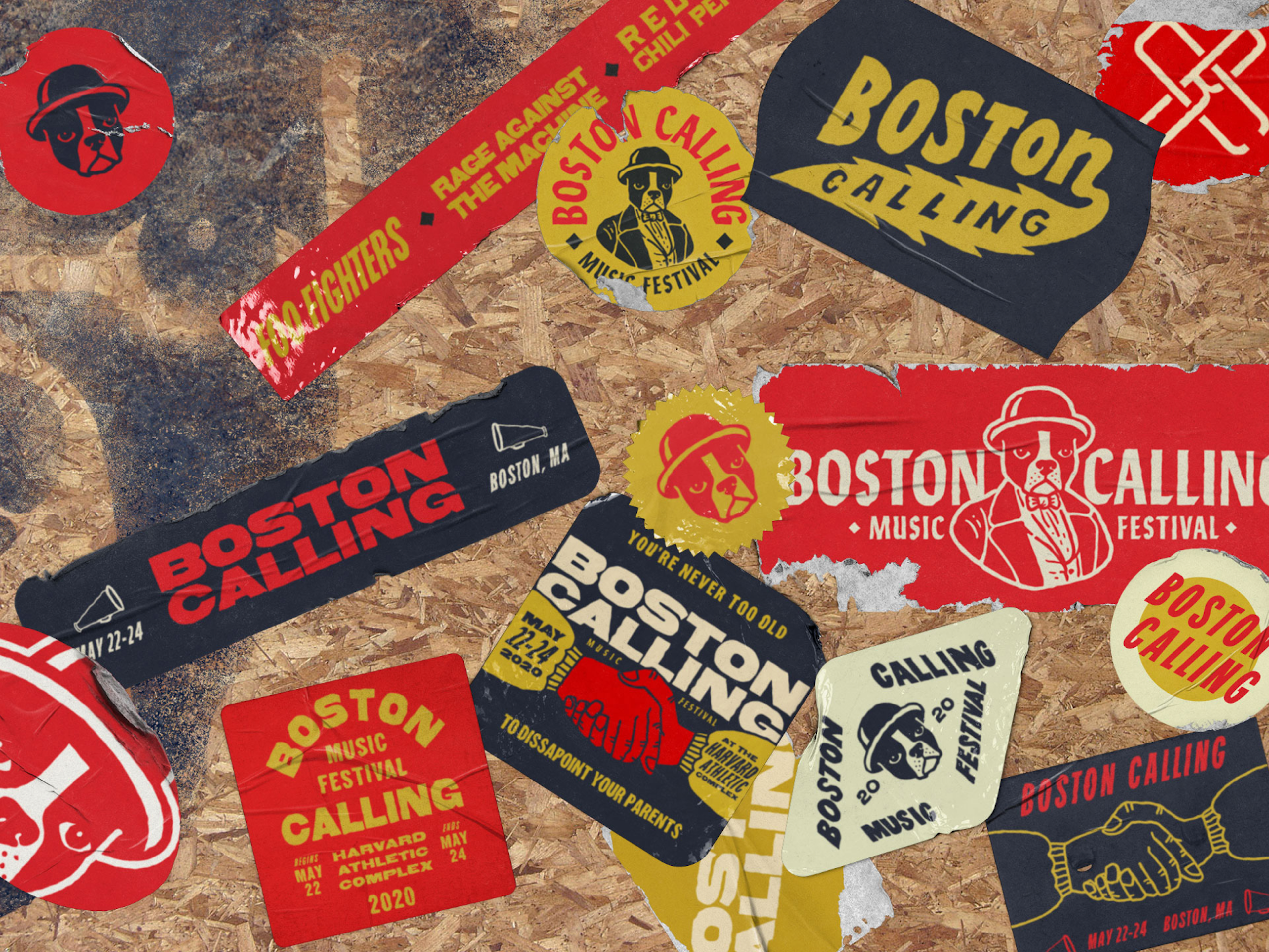 Boston Calling Stickers