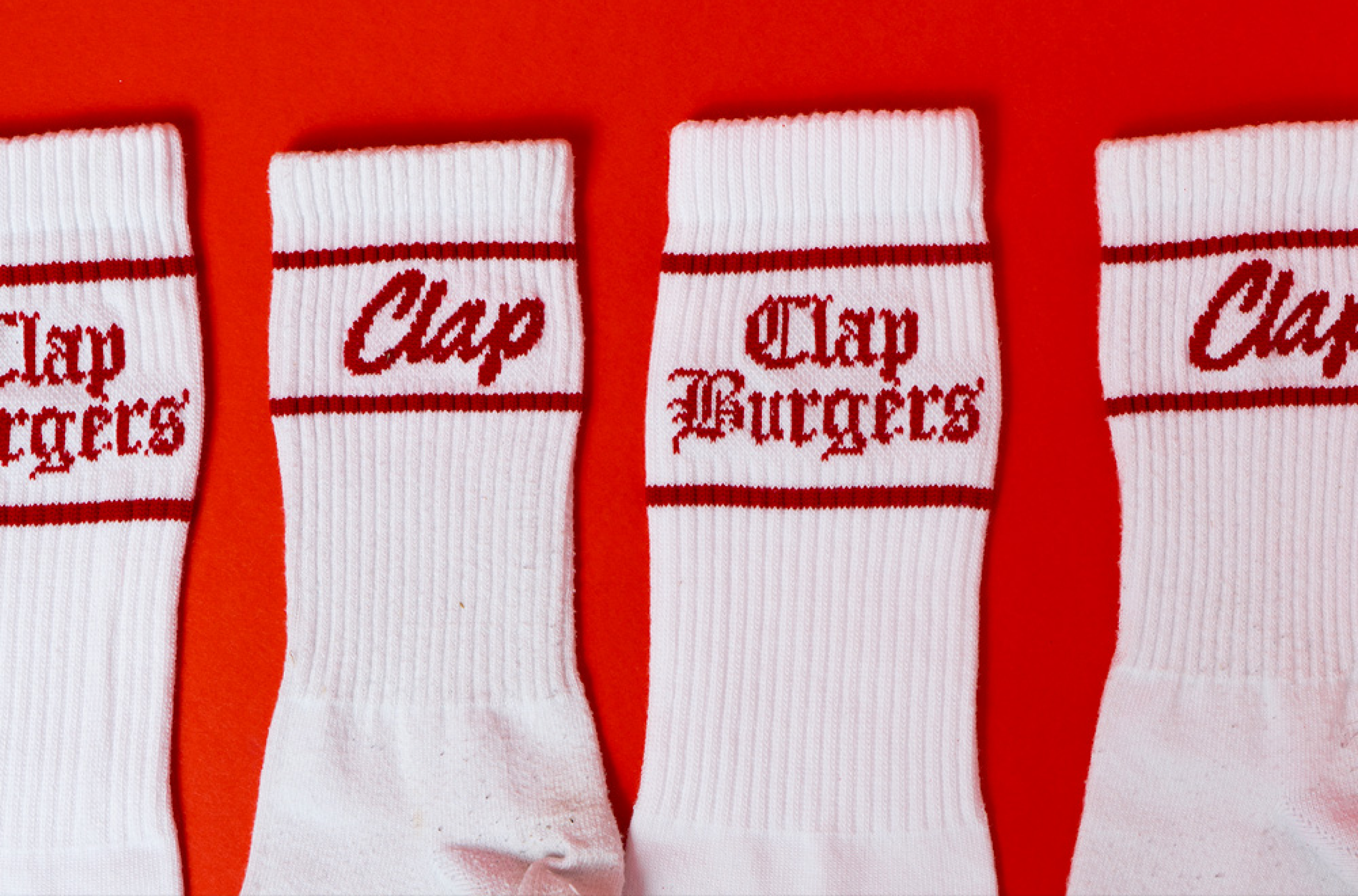 Clap Burgers Branded Socks