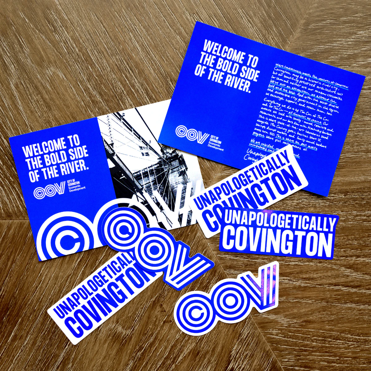 Pco Sticker Custom branded stickers for City of Covington | Sugarcoat