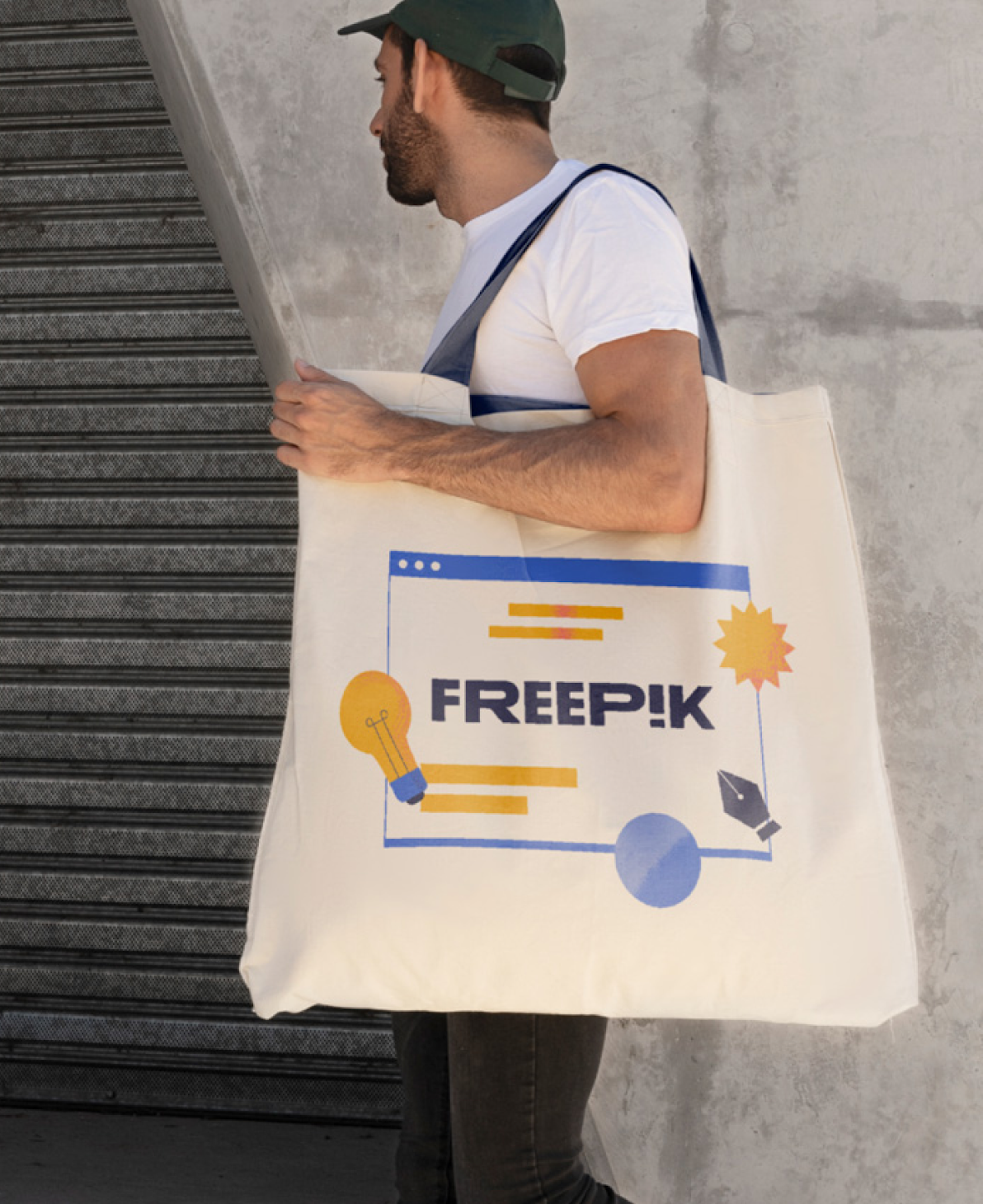 Freepik Branded Tote Bag