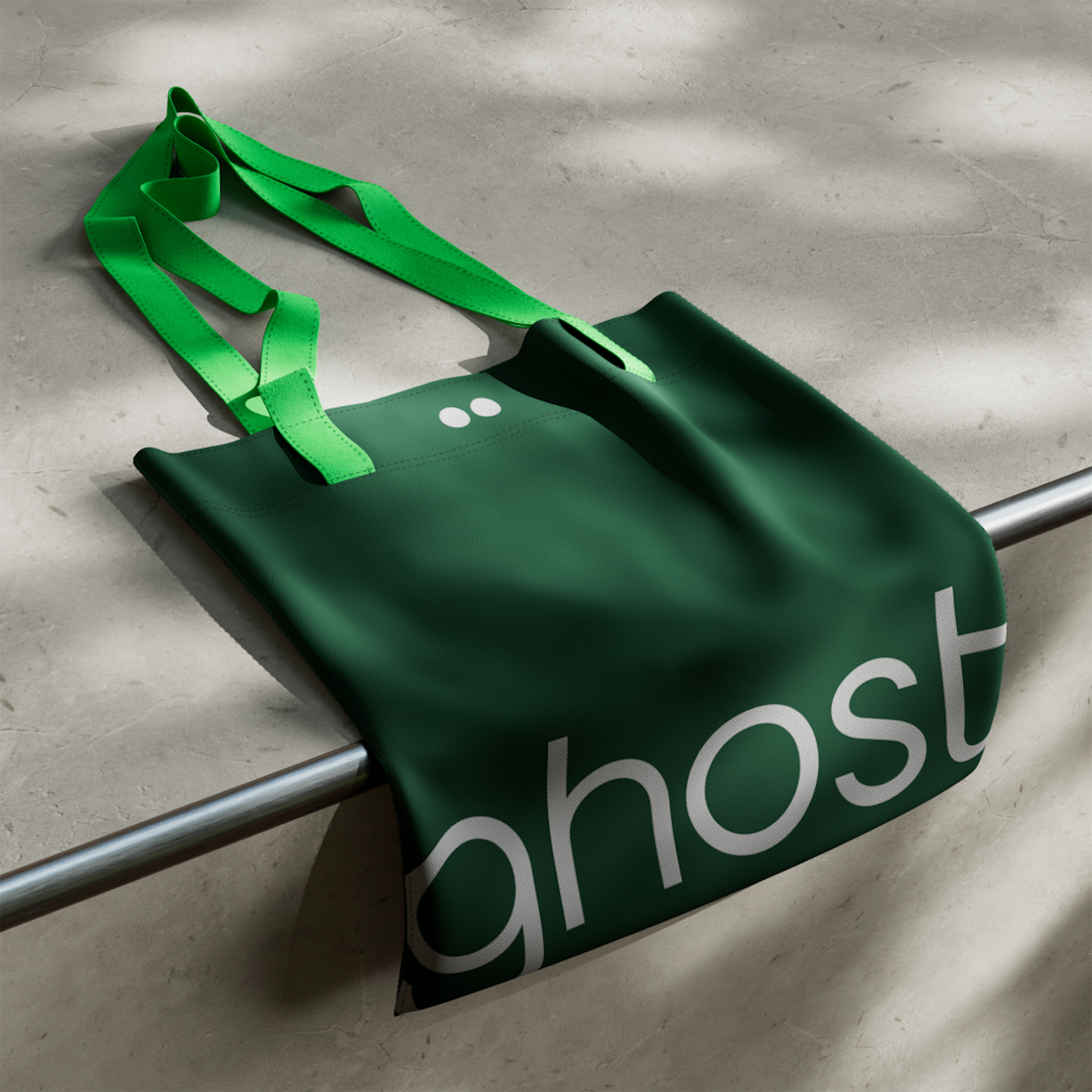 Ghost Branded Tote Bag