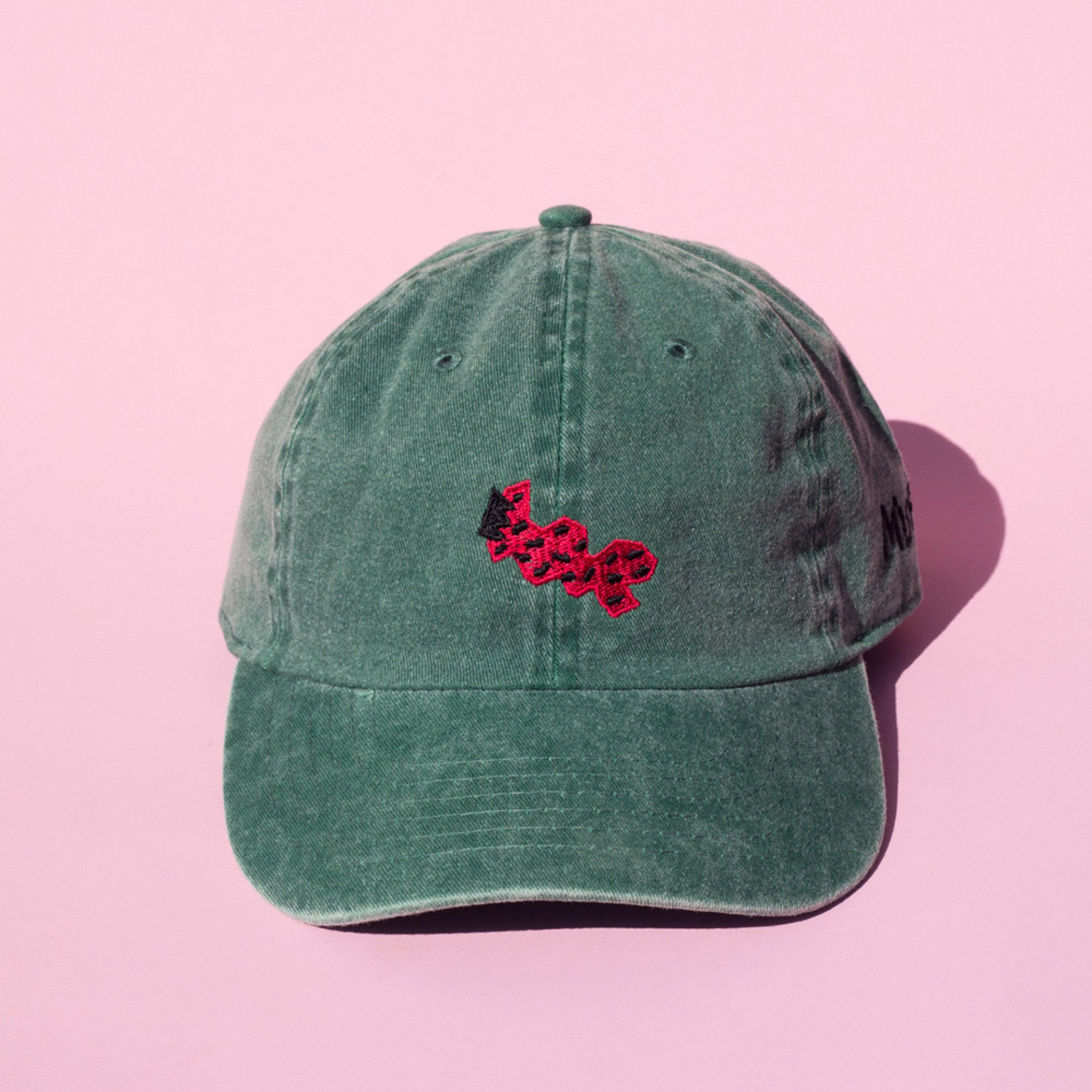 Misfit Branded Green Cap