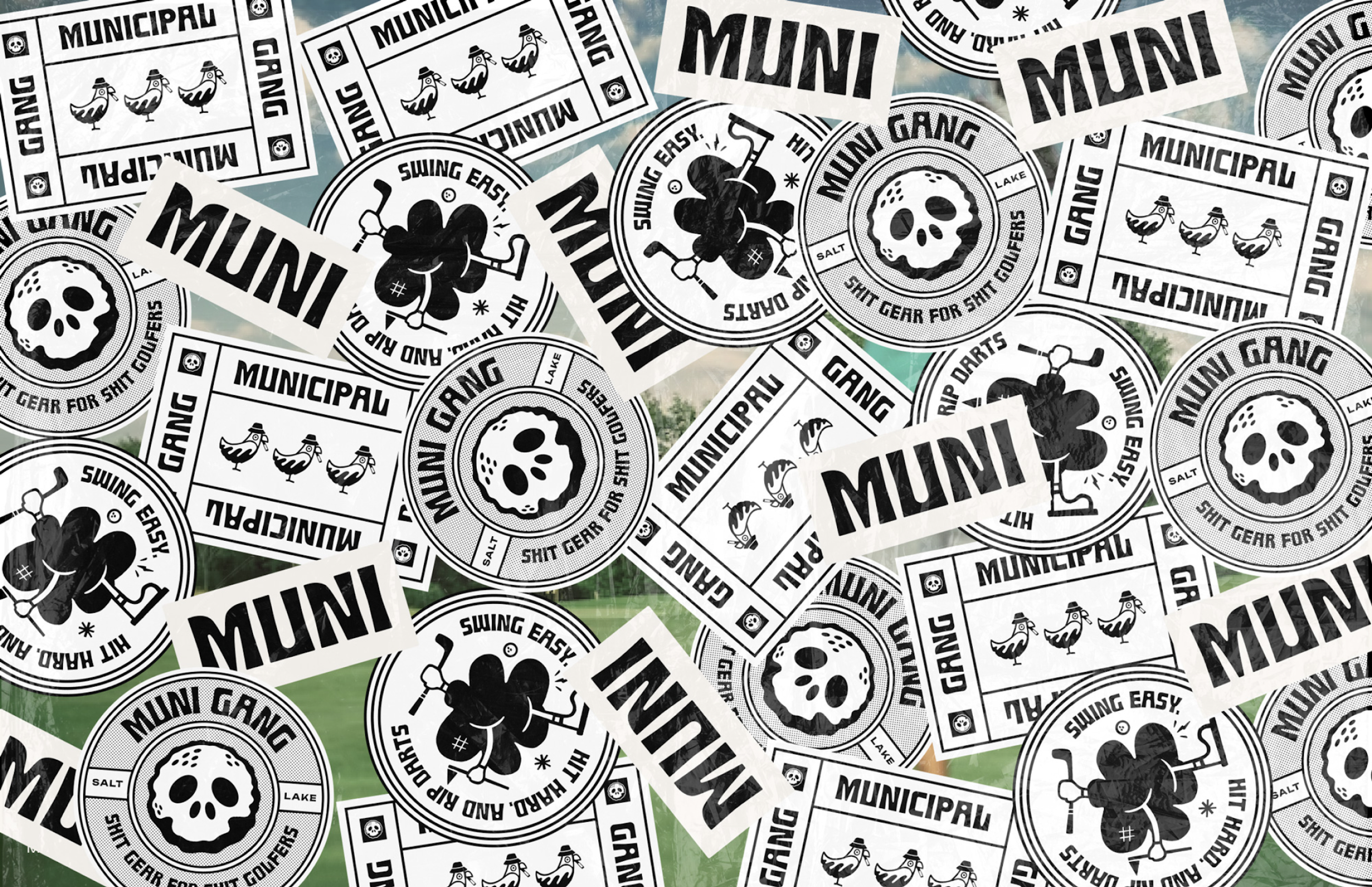 Muni Gang Branded Stickers