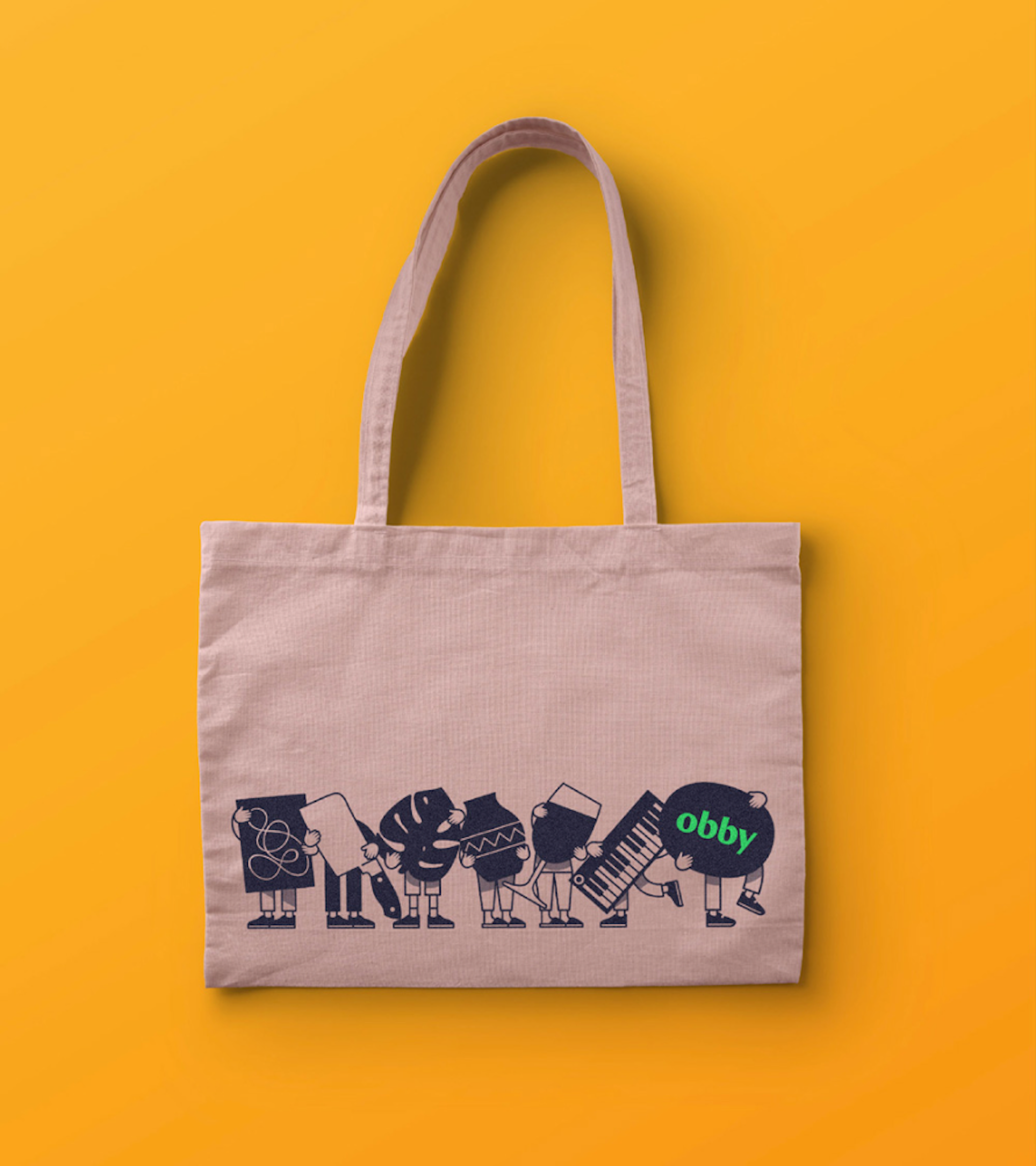 Obby Branded Tote Bag