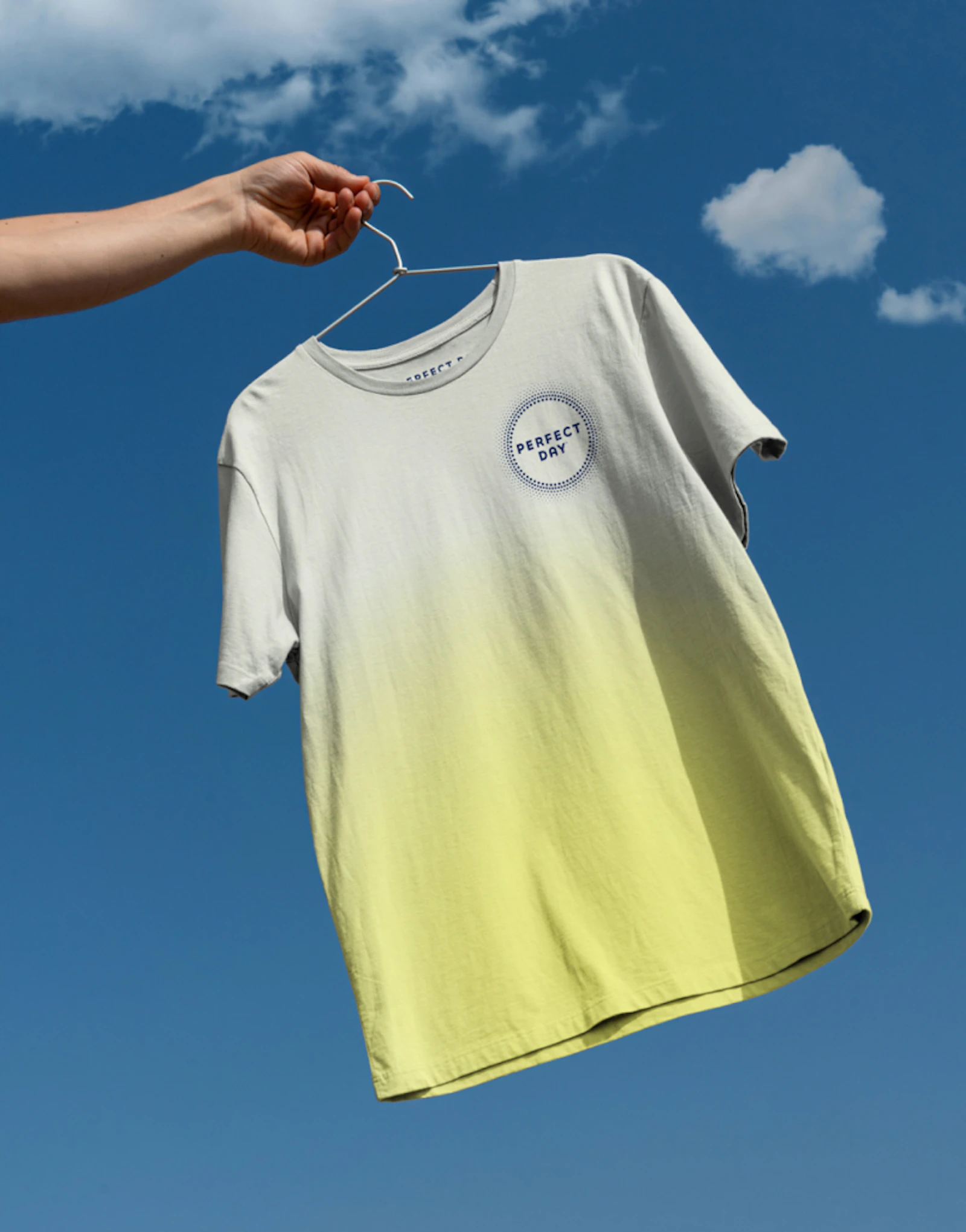 Perfect Day Branded Gradient Tee: Modern Company Merch