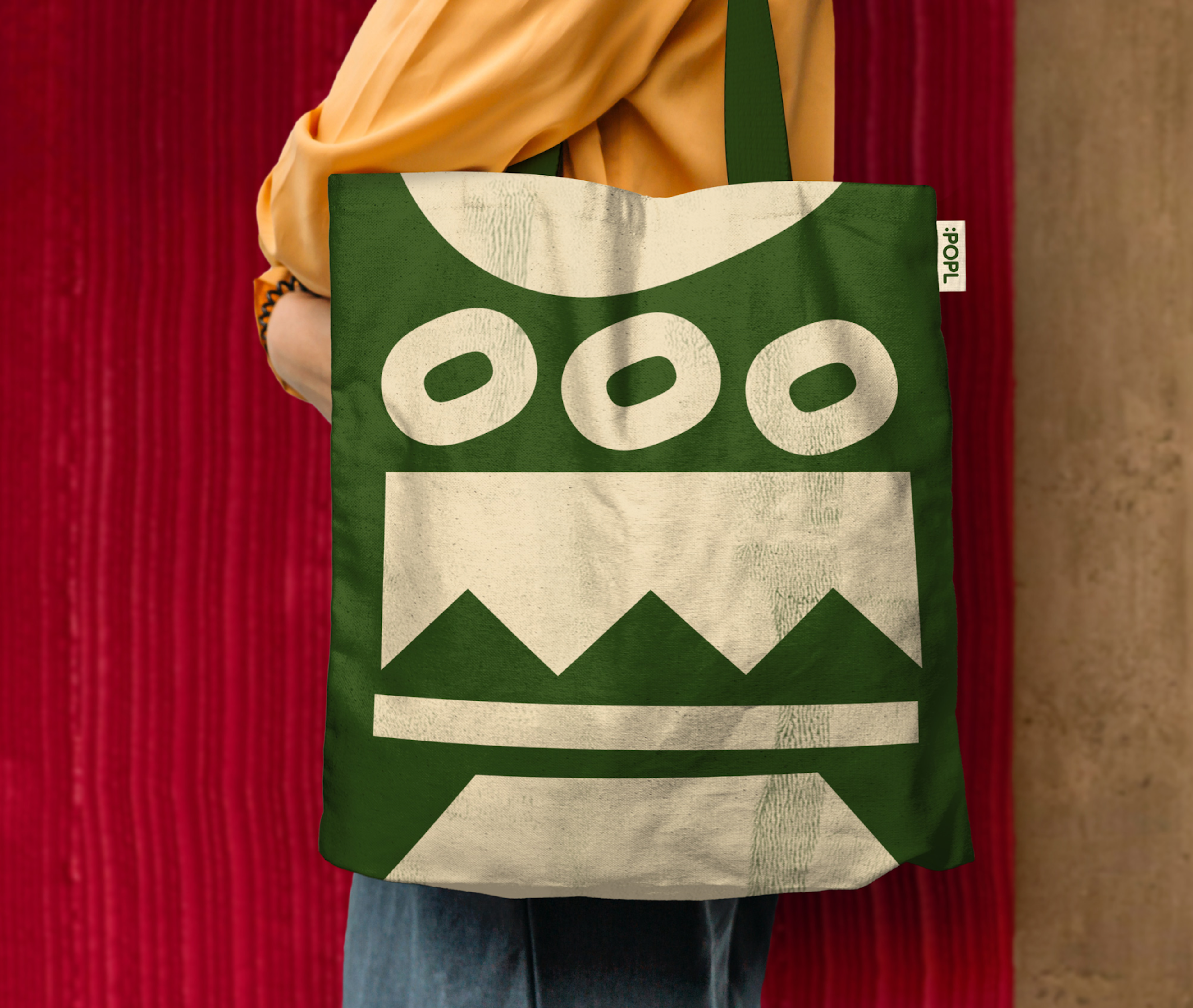 Popl Geometric Tote Swag