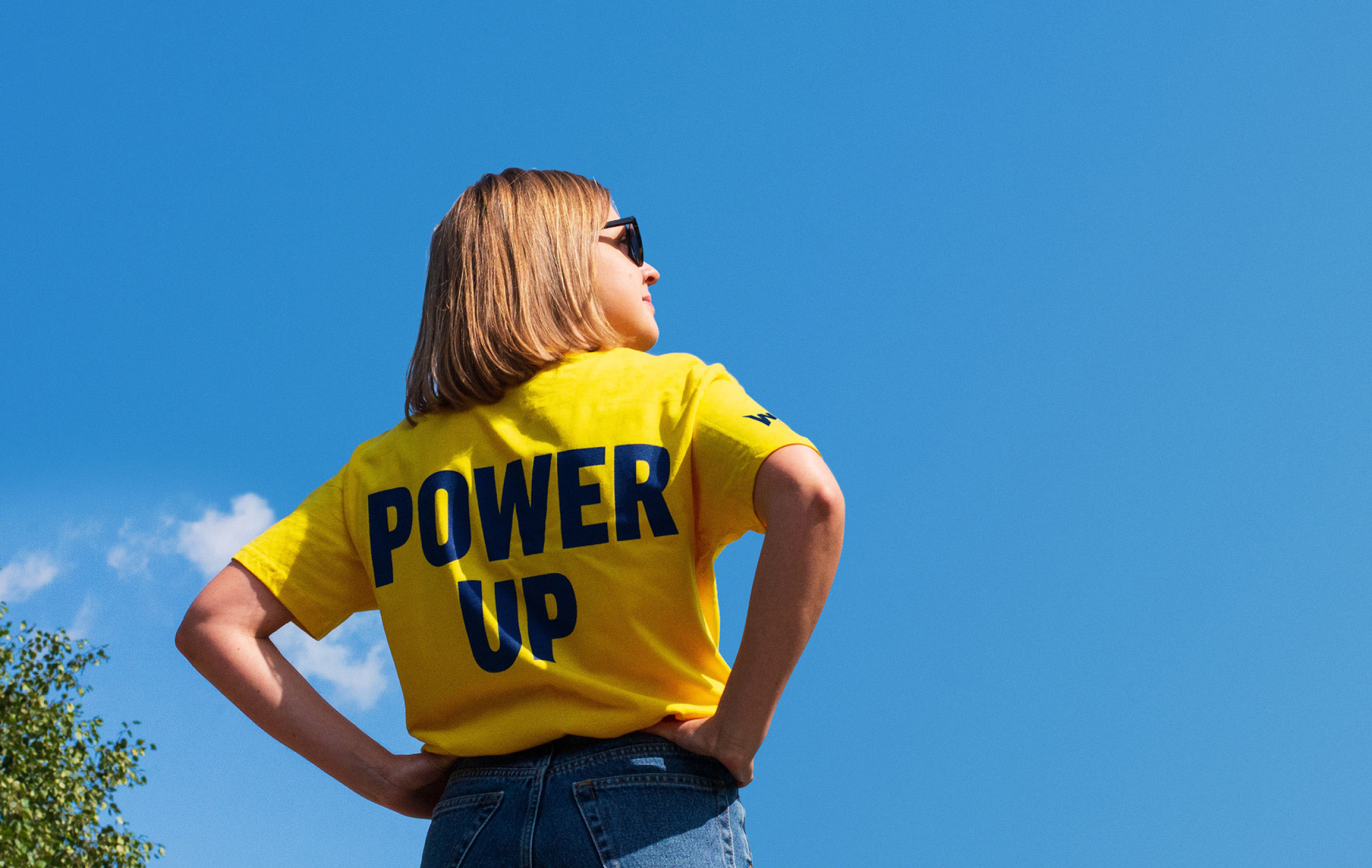 Power Up Branded Tee