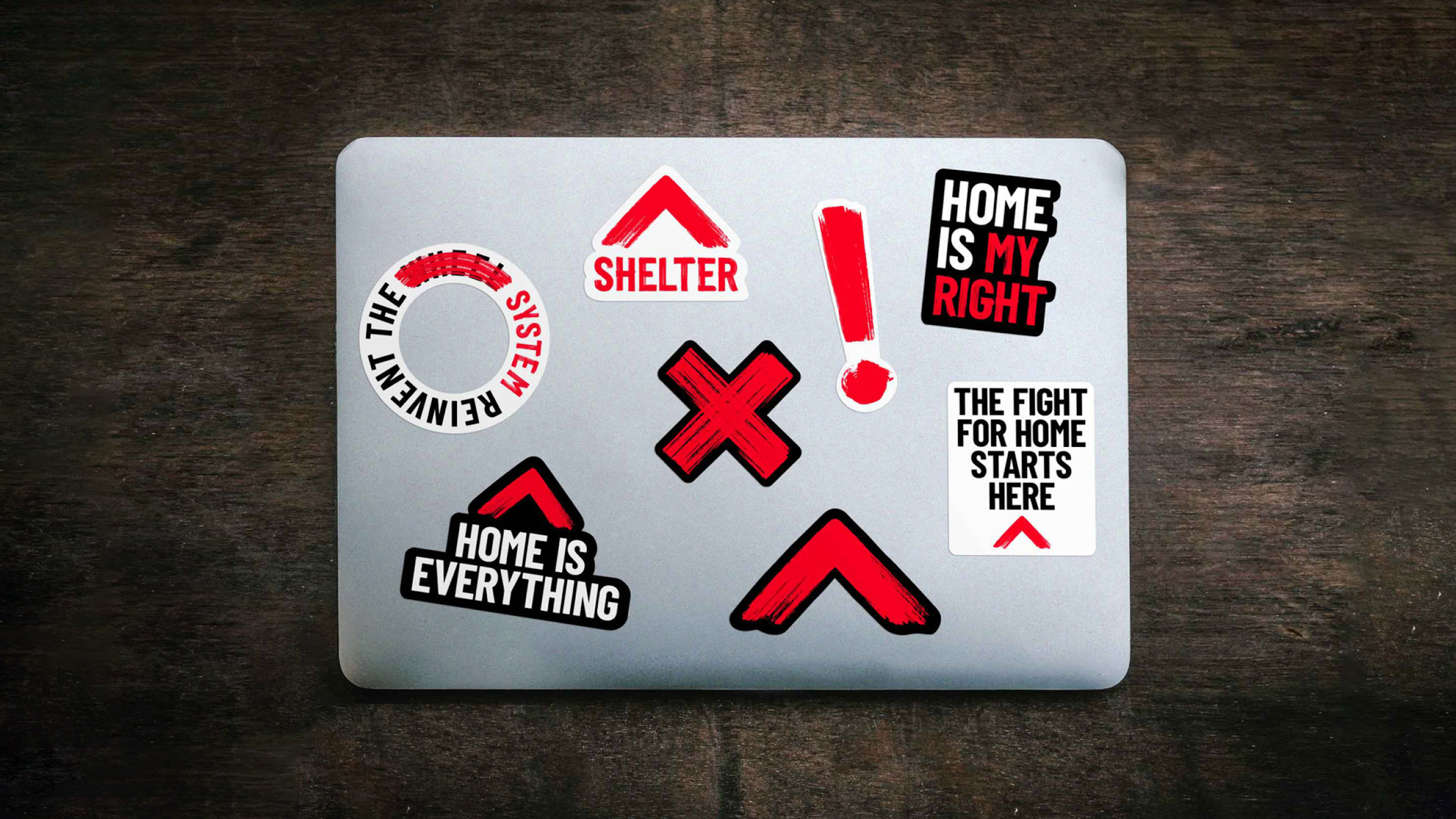 Shelter Branded Stickers