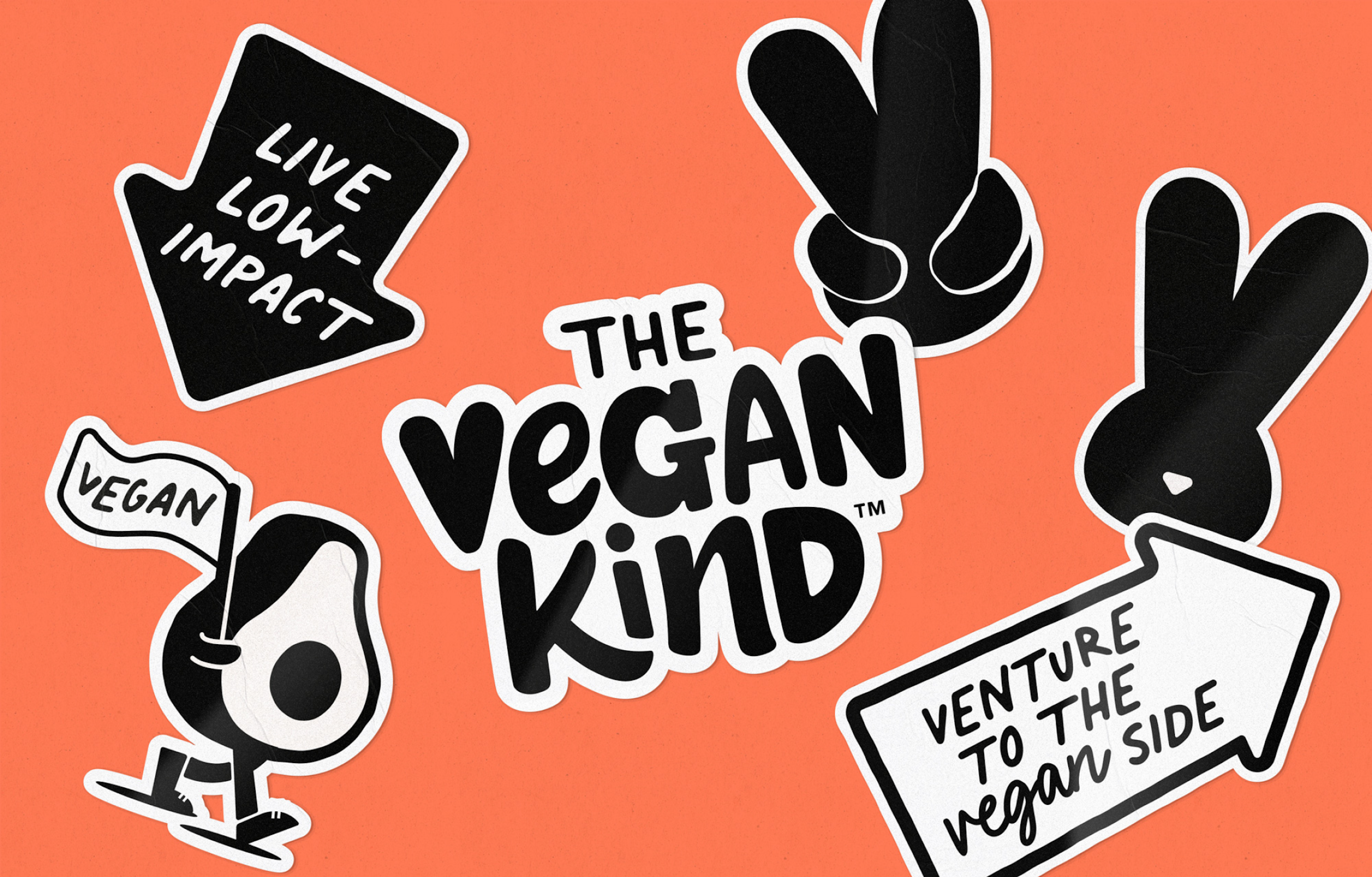 The Vegan Kind stickers